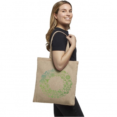 Logo trade promotional merchandise image of: Pheebs 150 g/m² recycled tote bag 7L