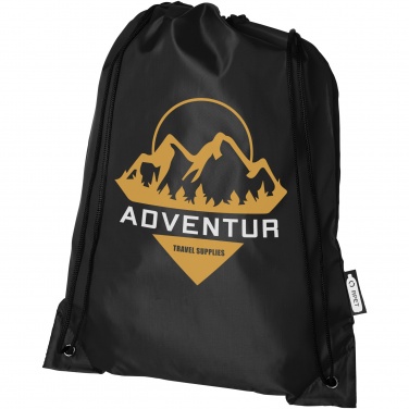 Logo trade promotional gift photo of: Oriole RPET drawstring bag 5L