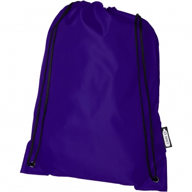 Logo trade promotional items image of: Oriole RPET drawstring bag 5L