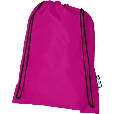 Logo trade advertising products picture of: Oriole RPET drawstring bag 5L