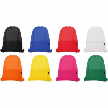 Logo trade corporate gifts image of: Oriole mesh drawstring bag 5L