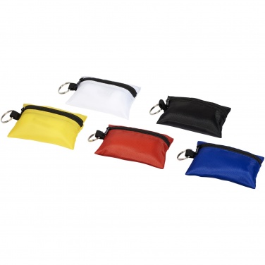 Logo trade promotional merchandise picture of: Valdemar 16-piece first aid keyring pouch