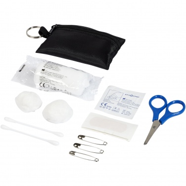 Logotrade promotional merchandise photo of: Valdemar 16-piece first aid keyring pouch