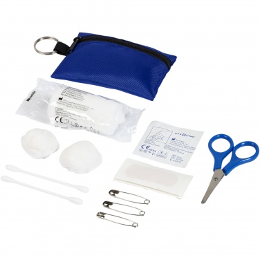 Logo trade promotional items image of: Valdemar 16-piece first aid keyring pouch