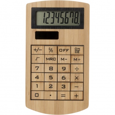 Logotrade promotional giveaway image of: Eugene calculator made of bamboo