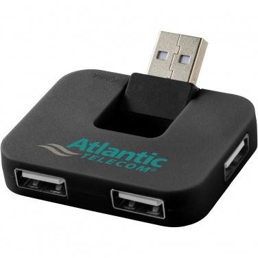 Logo trade advertising products picture of: Gaia 4-port USB hub