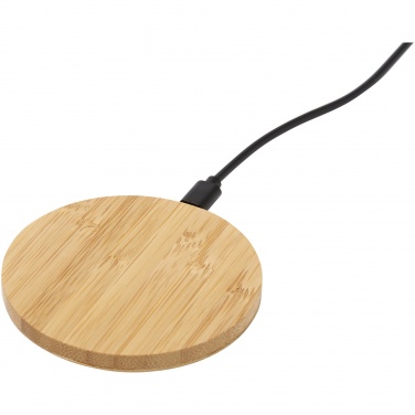 Logotrade promotional gift picture of: Essence 5W bamboo wireless charging pad
