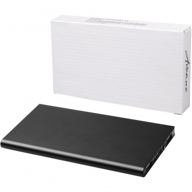 Logo trade promotional gifts image of: Plate 8000 mAh aluminium power bank