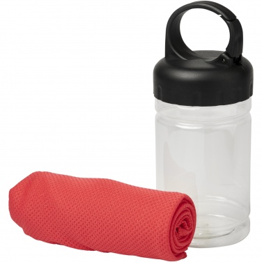 Logotrade promotional giveaway image of: Remy cooling towel in PET container