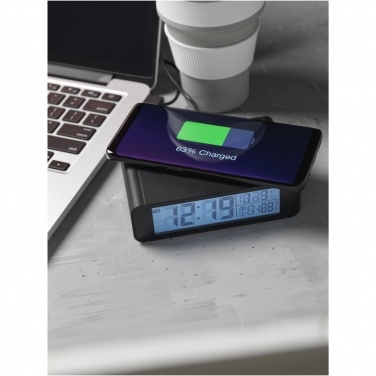 Logotrade promotional giveaway picture of: Seconds 5W wireless charging clock