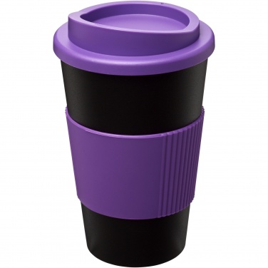 Logo trade advertising products image of: Americano® 350 ml insulated tumbler with grip