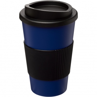 Logo trade promotional merchandise picture of: Americano® 350 ml insulated tumbler with grip