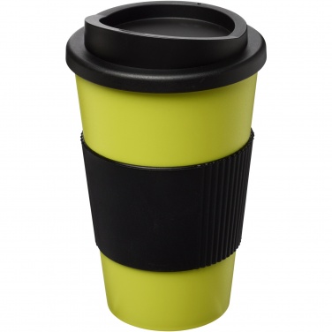 Logo trade advertising product photo of: Americano® 350 ml insulated tumbler with grip
