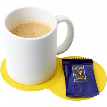 Logo trade promotional gift photo of: Sidekick plastic coaster