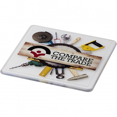 Logotrade promotional merchandise image of: Renzo square plastic coaster