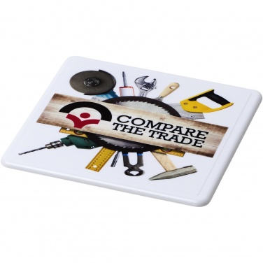 Logotrade promotional product picture of: Renzo square plastic coaster