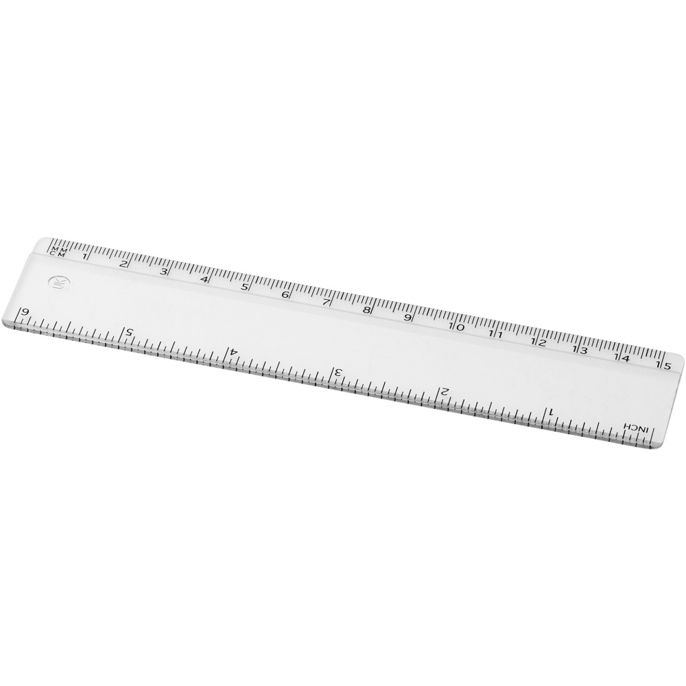 Logotrade promotional merchandise picture of: Renzo 15 cm plastic ruler