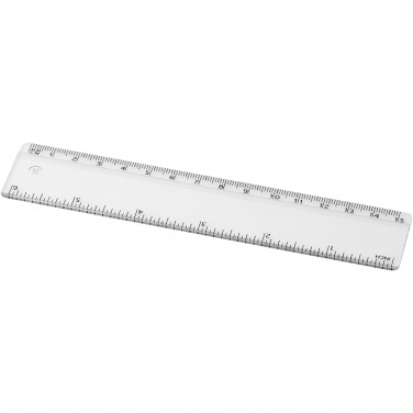 Logo trade business gift photo of: Renzo 15 cm plastic ruler
