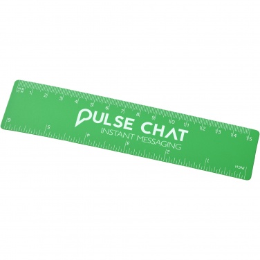 Logo trade promotional giveaways image of: Rothko 15 cm plastic ruler