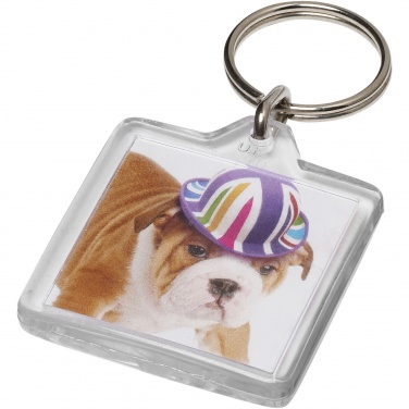 Logotrade promotional products photo of: Vial U1 square keychain