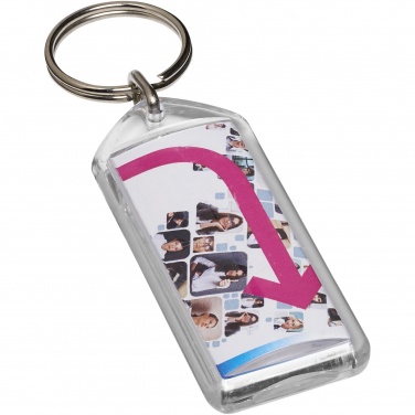 Logo trade corporate gifts image of: Stein F1 reopenable keychain