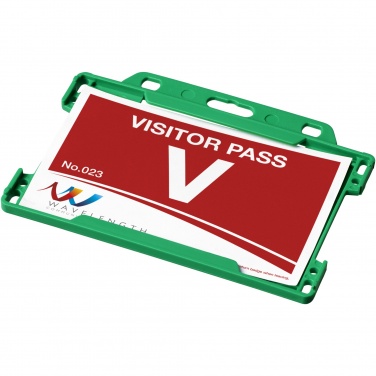 Logo trade promotional giveaway photo of: Vega plastic card holder