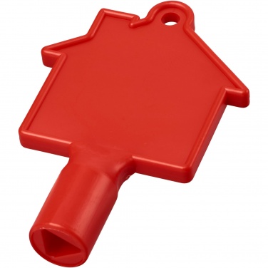 Logo trade promotional gifts image of: Maximilian house-shaped utility key