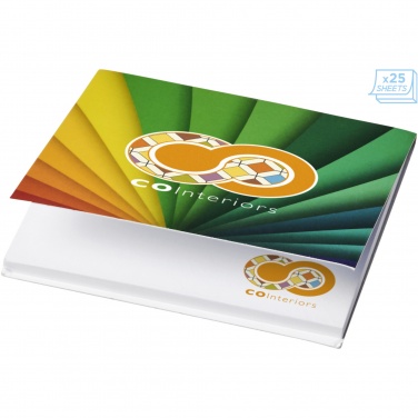 Logotrade promotional merchandise picture of: Sticky-Mate® soft cover squared sticky notes 75x75mm