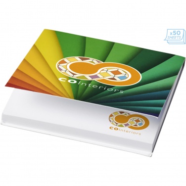 Logotrade promotional merchandise picture of: Sticky-Mate® soft cover squared sticky notes 75x75mm