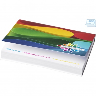 Logo trade promotional items picture of: Sticky-Mate® A7 soft cover sticky notes 100x75mm