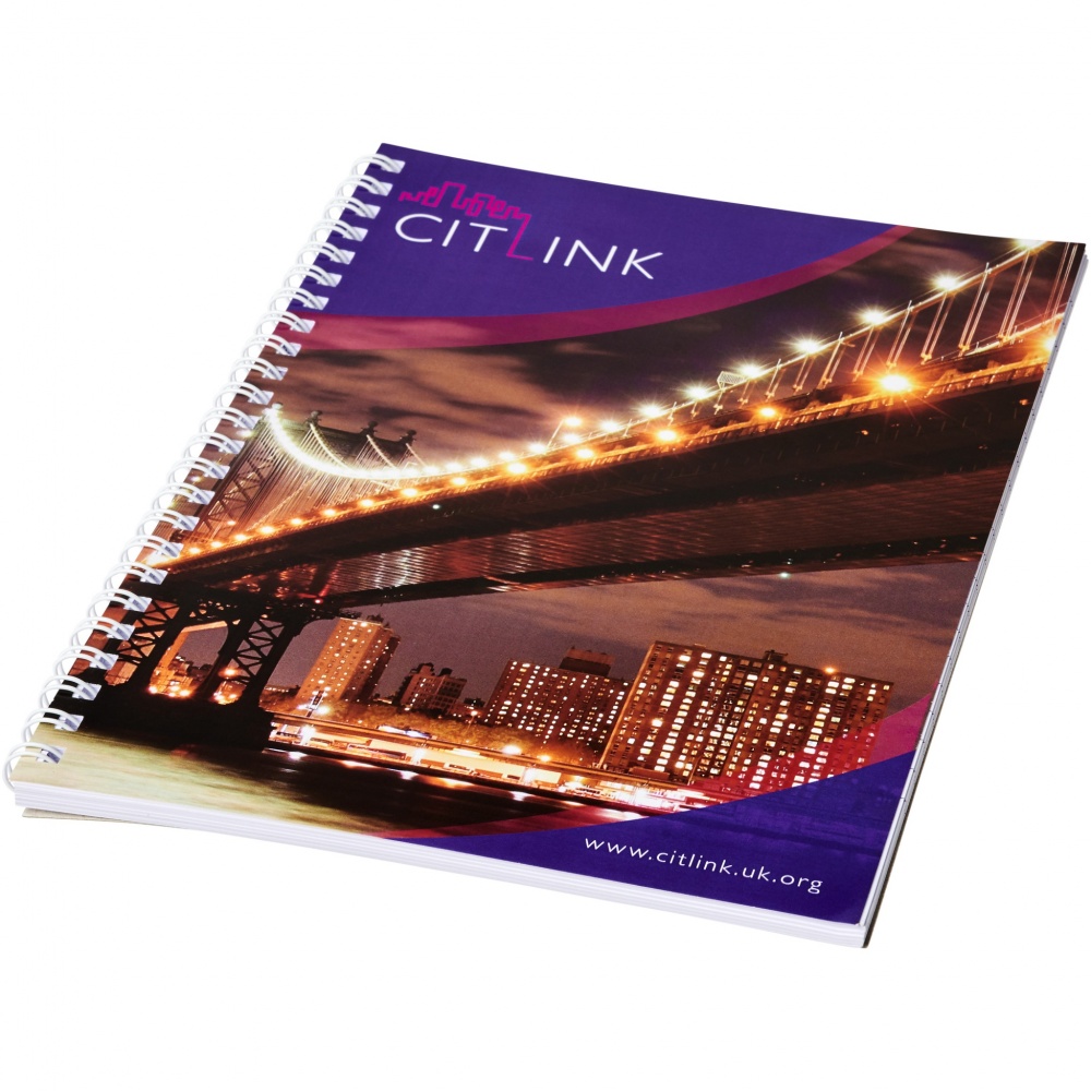 Logo trade promotional items picture of: Desk-Mate® A5 spiral notebook