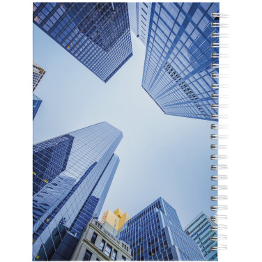 Logotrade promotional item image of: Wire-o A5 notebook hard cover