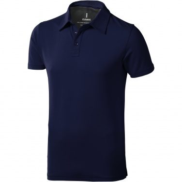 Logo trade corporate gifts image of: Markham short sleeve men's stretch polo