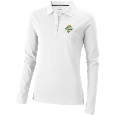 Logo trade promotional product photo of: Oakville long sleeve women's polo