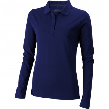 Logotrade business gift image of: Oakville long sleeve women's polo