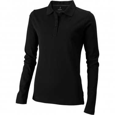 Logotrade promotional item image of: Oakville long sleeve women's polo