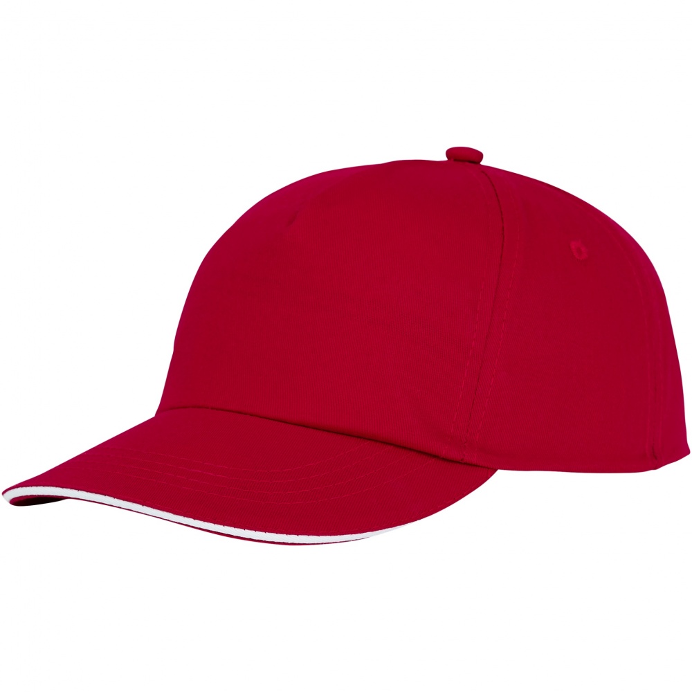 Logo trade business gifts image of: Styx 5 panel sandwich cap