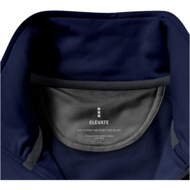 Logo trade promotional giveaway photo of: Mani men's performance full zip fleece jacket