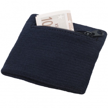 Logo trade advertising product photo of: Brisky performance wristband with zippered pocket