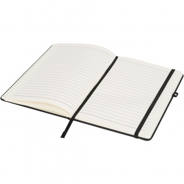Logo trade corporate gift photo of: Noir medium notebook