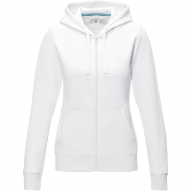 Logotrade promotional gifts photo of: Ruby women’s organic recycled full zip hoodie