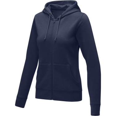 Logo trade promotional products image of: Theron women’s full zip hoodie