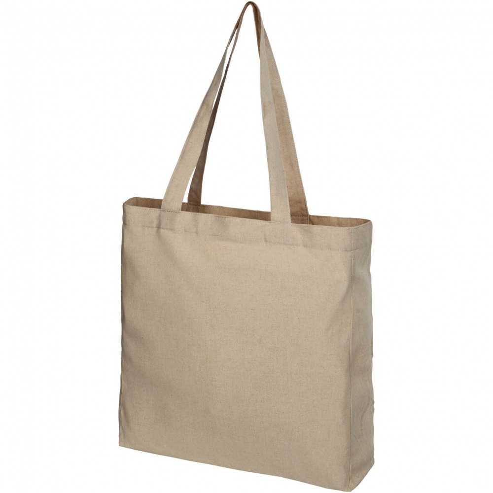 Logotrade promotional products photo of: Pheebs 210 g/m² recycled gusset tote bag 13L