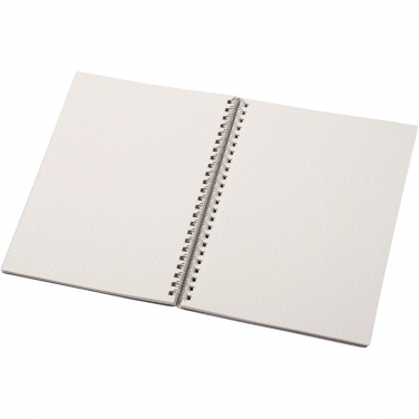 Logo trade corporate gifts picture of: Bianco A5 size wire-o notebook