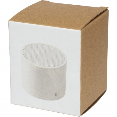 Logotrade promotional items photo of: Kikai wheat straw Bluetooth® speaker