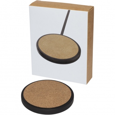 Logotrade business gifts photo of: Kivi 10W limestone/cork wireless charging pad
