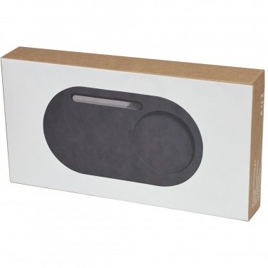 Logo trade corporate gifts picture of: Klip 5W wireless charging desk organizer