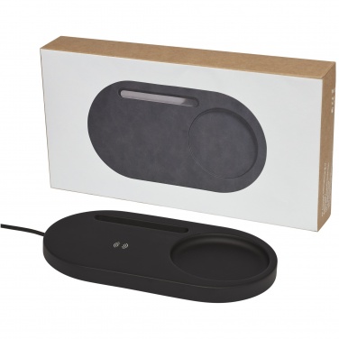Logotrade promotional giveaway image of: Klip 5W wireless charging desk organizer