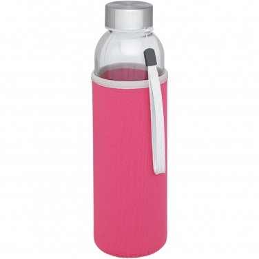 Logo trade promotional giveaway photo of: Bodhi 500 ml glass water bottle