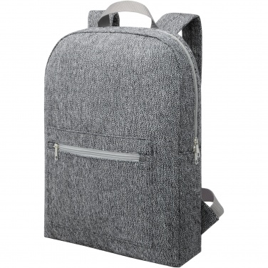 Logotrade promotional item image of: Pheebs 450 g/m² recycled cotton and polyester backpack 10L
